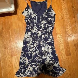 Floral flowy hi low summer dress